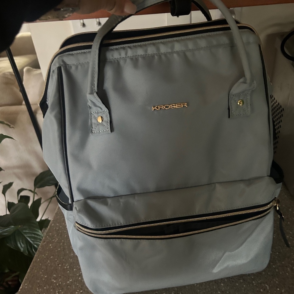 Gray Computer Backpack